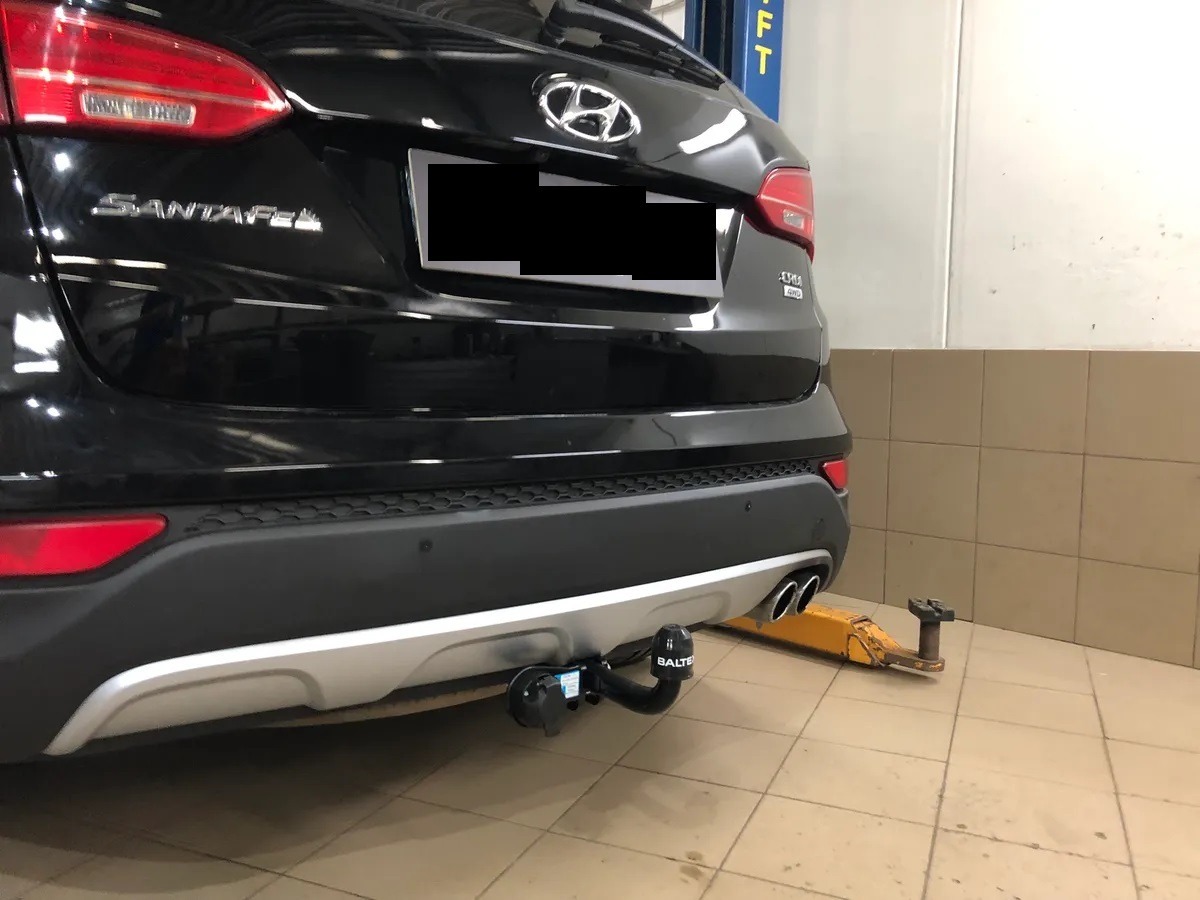 Фаркоп Baltex для Kia Sorento XM (Mk.II) 2012-2020 /  Hyundai Santa Fe DM (Mk.III) 2012-2018 / Hyundai Grand Santa Fe NC (Mk.I)  2014-2018 Шар А фото 2
