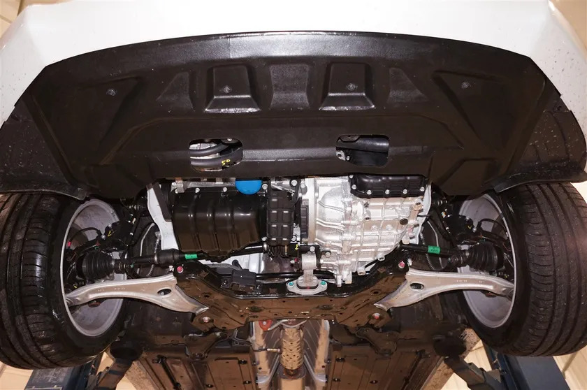 Защита алюминиевая АВС-Дизайн для картера и КПП Hyundai Elantra V 2011-2014 фото 2