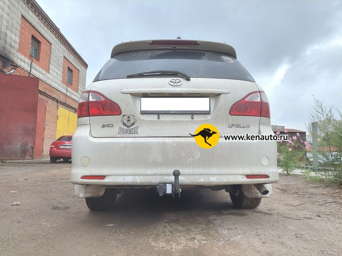 Фаркоп Halty для Toyota Ipsum ACM21, ACM26 (Mk.II) 2001-2009 / Toyota Avensis Verso (Mk.II) 2001-2009 Шар А фото 5