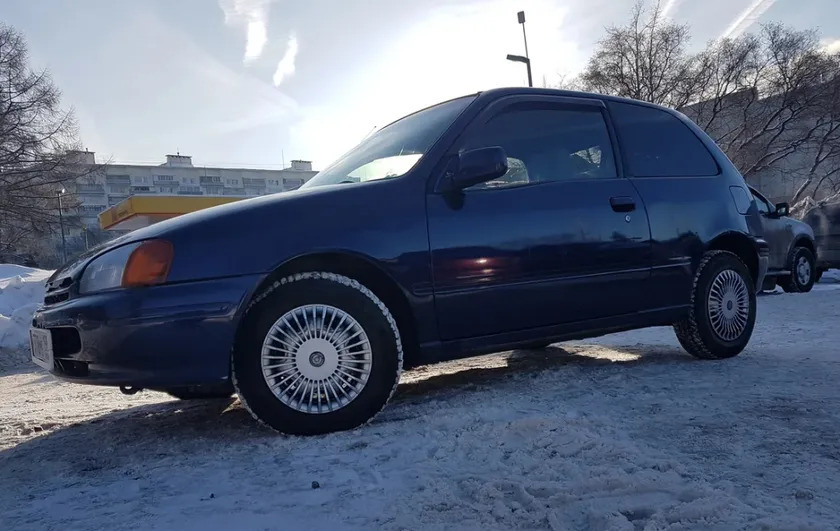 Дефлекторы Cobra Tuning для окон Toyota Starlet P90 3дв. 1996-1999 фото 2