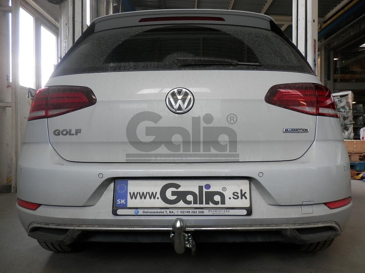 Фаркоп оцинкованный GALIA для Volkswagen Golf (Mk.VIII) хетчбек 3/5 дверей 2018- шар А фото 3