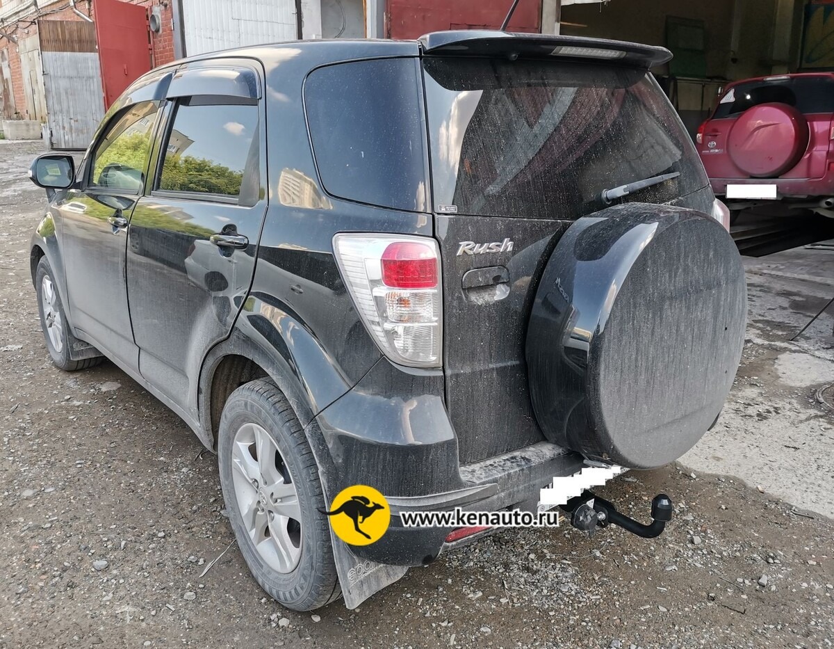 Фаркоп Halty для Toyota Rush (Mk.I) J200E, J210E 2006-2016/ Daihatsu Terios (Mk.II) 2006 шар А фото 7