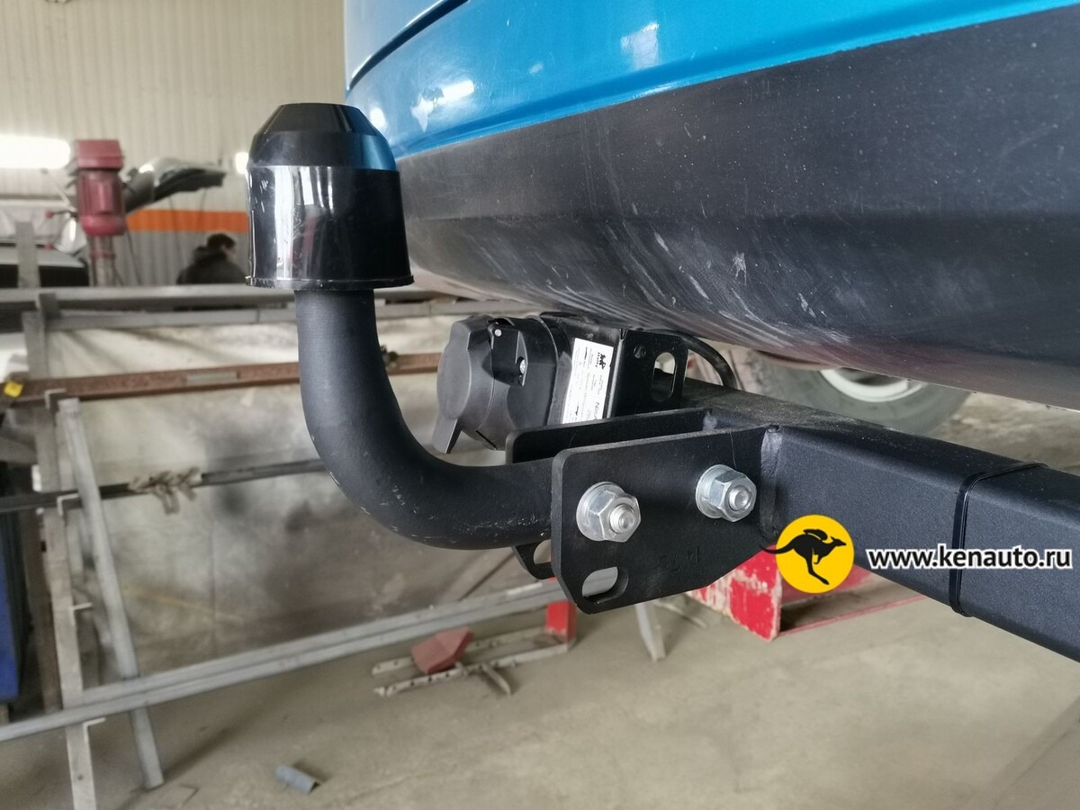 Фаркоп Halty для Nissan Wingroad Y12 (Mk.III) 2WD/4WD 2006-2018 шар А фото 5