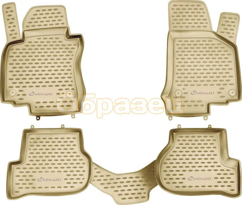 Коврики Element для салона Mitsubishi Pajero IV 3-дв. 2006-2022 БЕЖЕВЫЕ