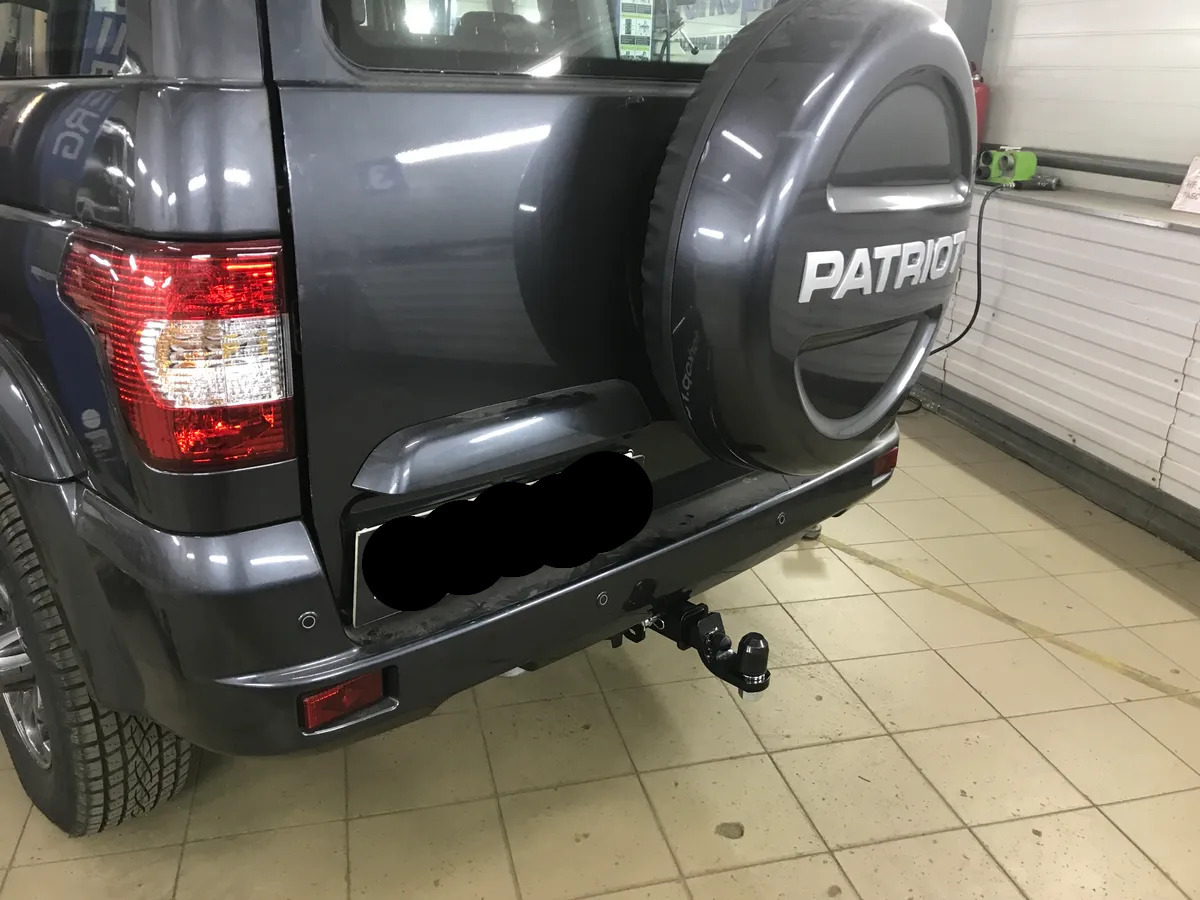 Быстросъёмный фаркоп TowRus для УАЗ Patriot 2015- Шар Е фото 4
