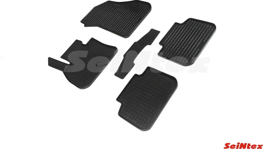 Коврики резиновые Seintex с узором сетка для салона BMW X2 xDrive 2017-2022 фото 2