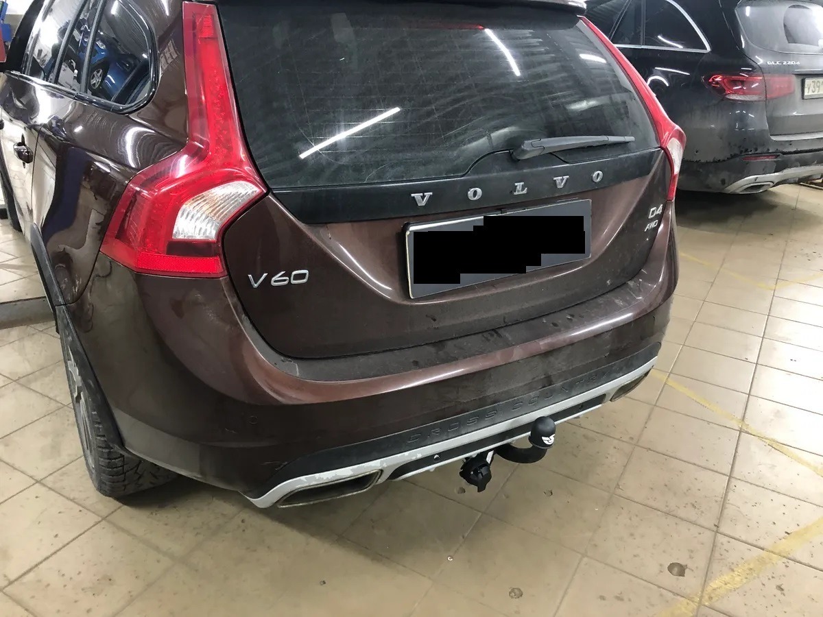 Фаркоп Steinhof для Volvo S60 (Mk.IIседан) 2010-2019 /  Volvo V60 (Mk.I универсал) 2010-2019 Шар А фото 6