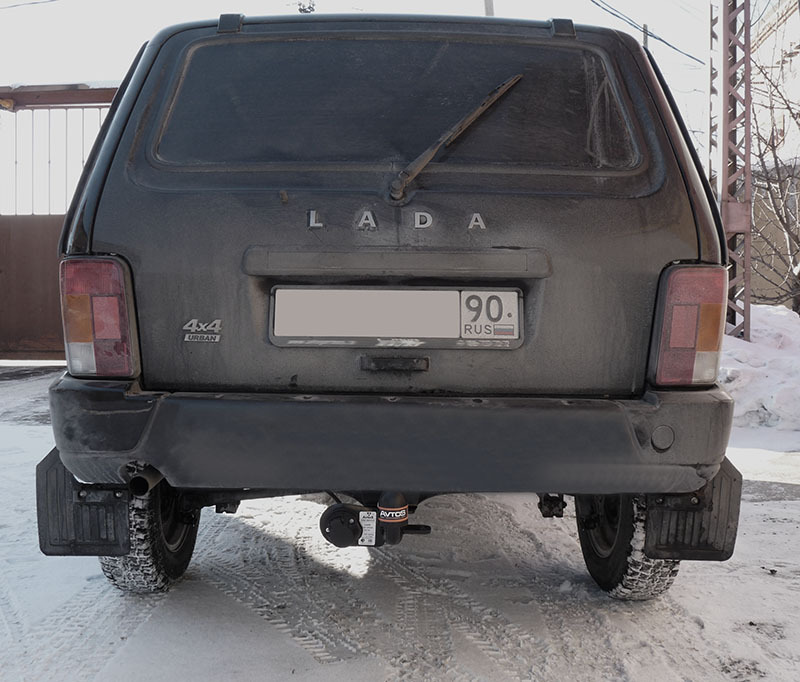 Фаркоп AvtoS для Lada 4x4 Urban (Mk.I) 2014-2020 /  Lada Niva Legend Urban (Mk.I)  2020- Шар Н сварной фото 2
