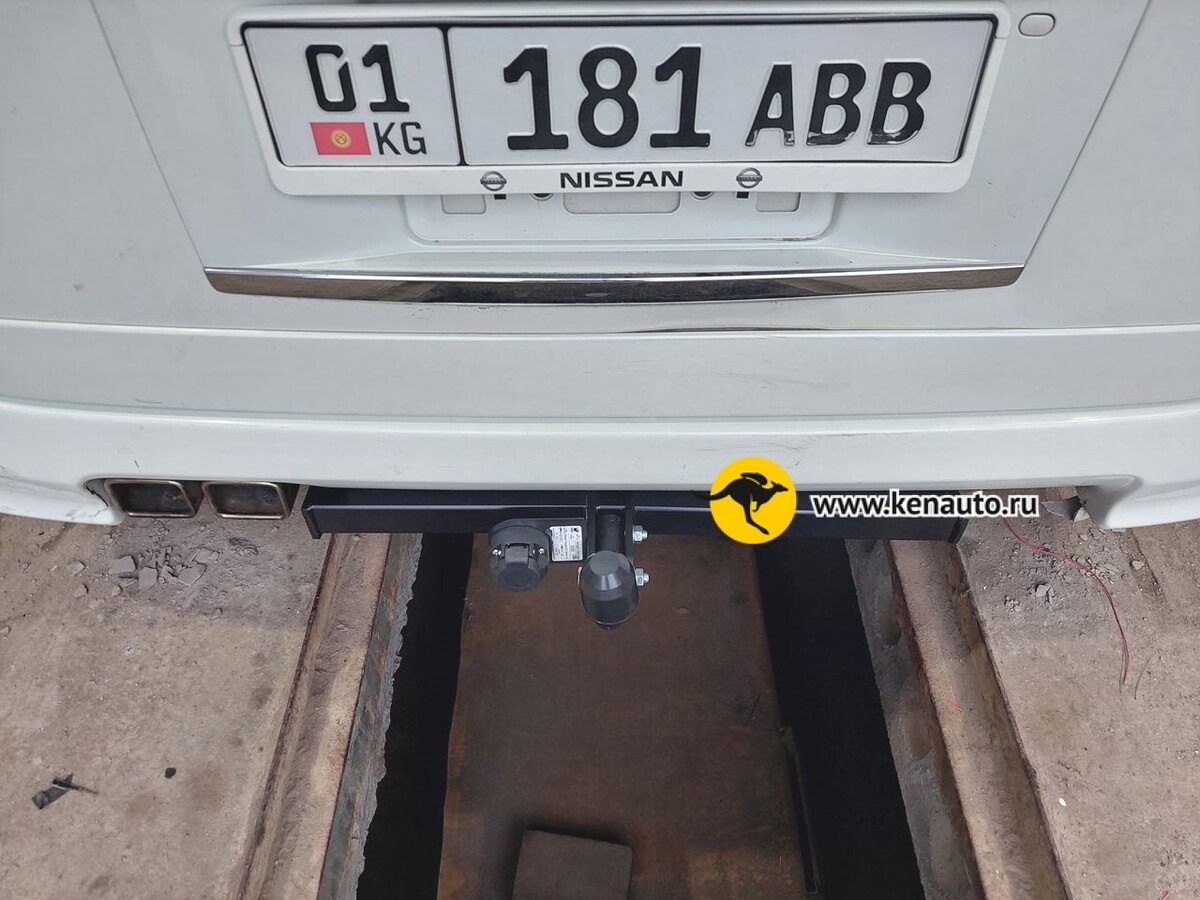 Фаркоп Halty для Nissan Elgrand E51 (Mk.II) 2002-2010 шар А фото 4