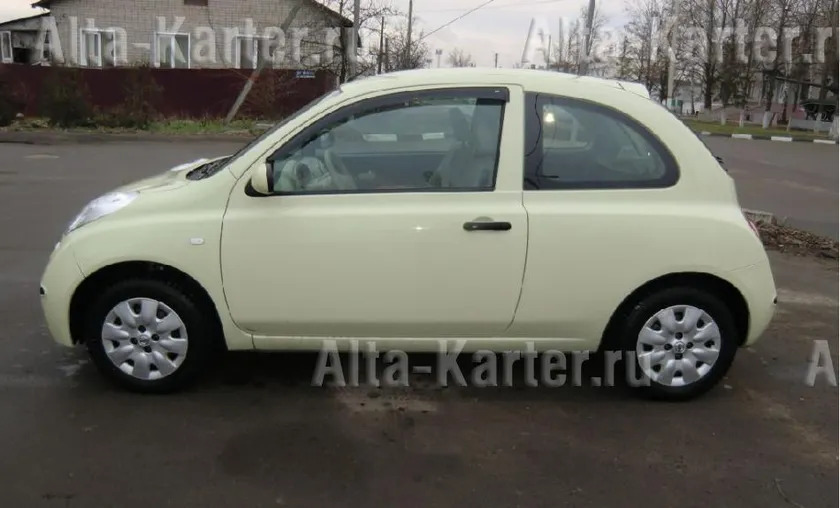 Дефлекторы Cobra Tuning для окон Nissan Micra К12 3-дв. 2003-2010 фото 2