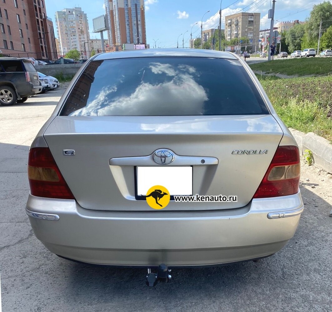 Фаркоп Halty для Toyota Corolla E120 (Mk.IX седан) 2000-2006 Шар А фото 3