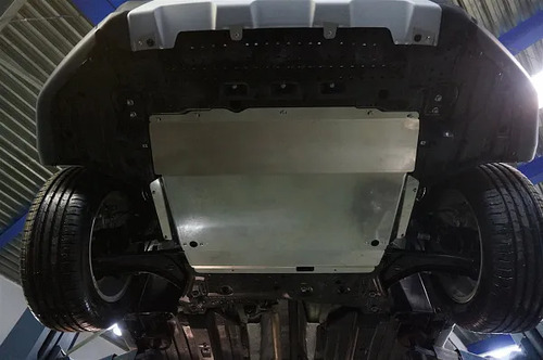 Защита алюминиевая АВС-Дизайн для картера и КПП Suzuki SX4 II 2014-2022