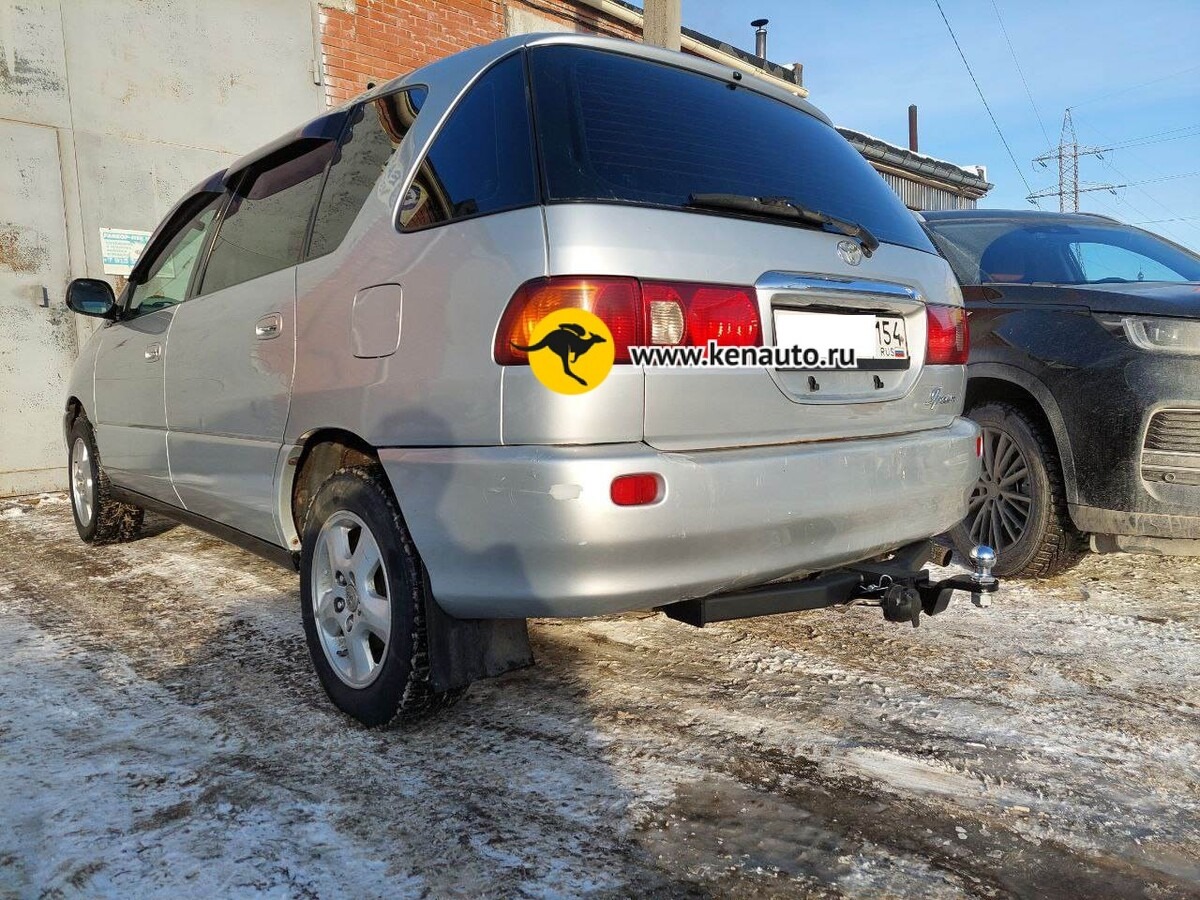 Фаркоп Halty для Toyota Ipsum SXM10 (Mk.I) 2WD/4WD 1996-2001/ Toyota Gaia XM (Mk.I) 2WD/4WD 1998-2004/ Toyota Picnic XM10 1996-2001 шар Е фото 4