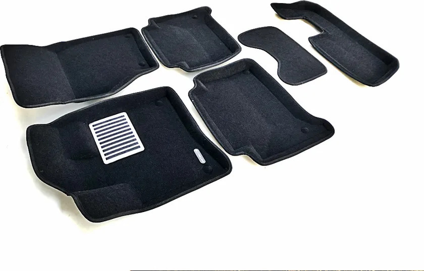 Коврики текстильные Euromat 3D Lux (3й ряд) для салона Audi Q7 I 2005-2015
