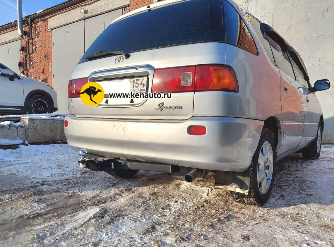 Фаркоп Halty для Toyota Ipsum SXM10 (Mk.I) 2WD/4WD 1996-2001/ Toyota Gaia XM (Mk.I) 2WD/4WD 1998-2004/ Toyota Picnic XM10 1996-2001 шар Е фото 6