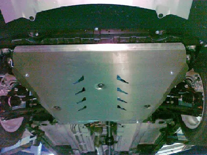 Защита алюминиевая АВС-Дизайн для картера и КПП Suzuki SX4 I 2006-2013