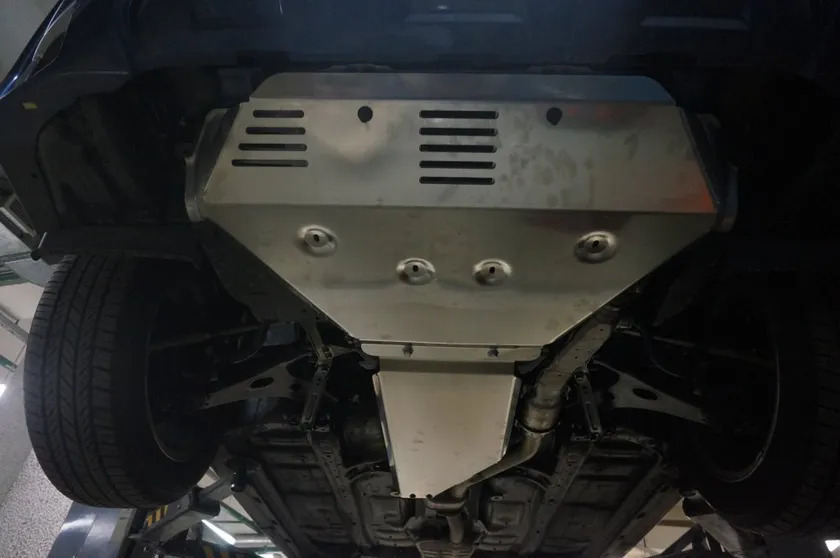 Защита алюминиевая АВС-Дизайн для для картера и КПП Subaru Forester IV 2013-2018 фото 2