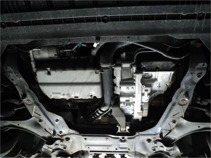 Защита алюминиевая АВС-Дизайн для картера и КПП Ford Mondeo IV 2006-2013 фото 2