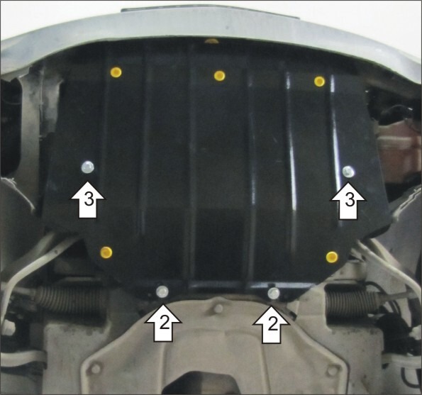 Защита Мотодор для радиатора BMW 7-серия E65/66 2002-2008