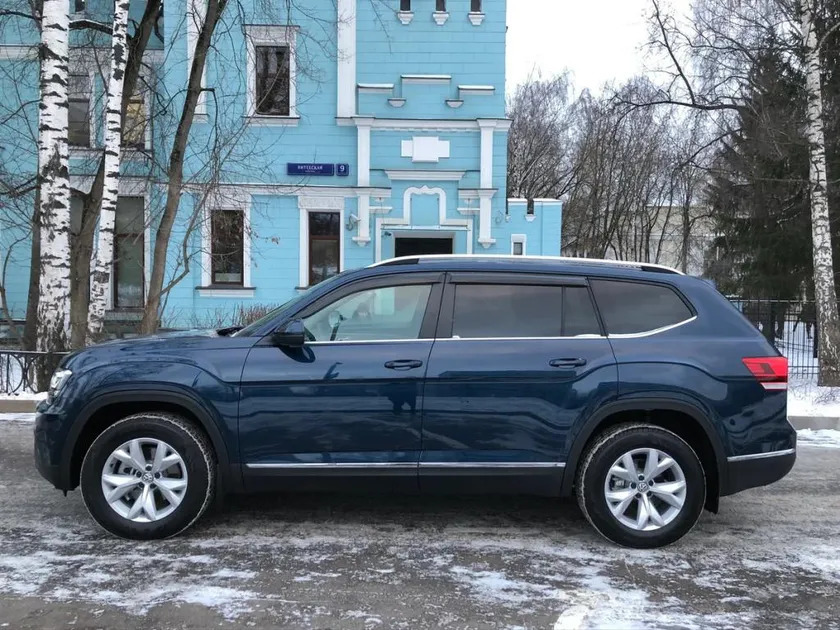 Дефлекторы Cobra Tuning для окон (с хром. молдингом) Volkswagen Atlas 2018-2022 фото 2