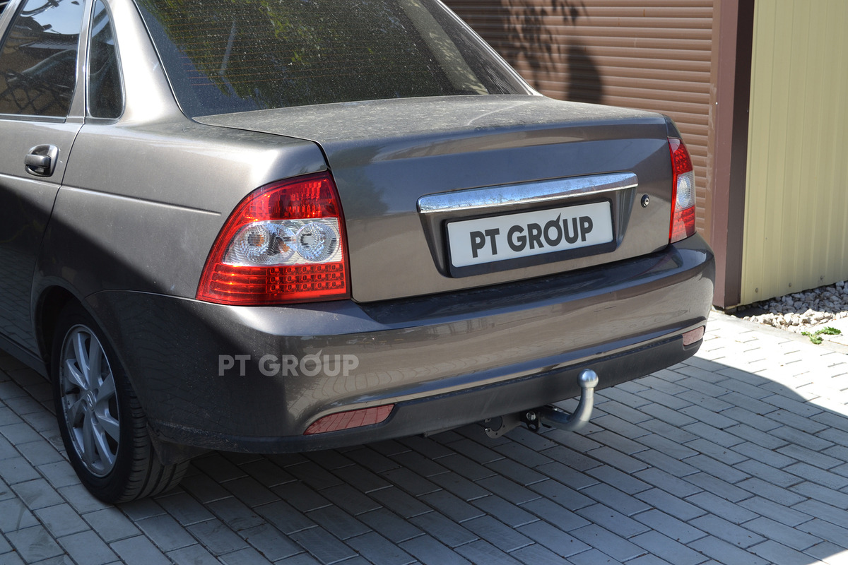 Фаркоп PT GROUP для  Lada Priora седан/хетчбек 2007-2018 Шар А фото 5