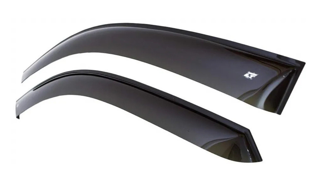 Дефлекторы Cobra Tuning ЕвроСтандарт для окон (c хром. молдингом) Acura TSX 2003-2007
