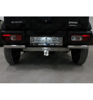 Фаркоп ТСС оцинкованный с накладкой с надписью Jimny для Suzuki Jimny JB64 (Mk.IV) 2018- шар Е фото 2