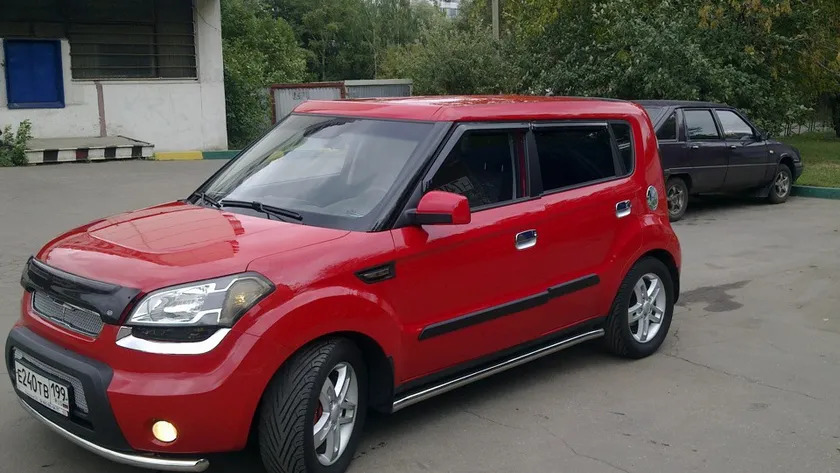 Дефлектор SIM для капота Kia Soul I 2009-2012 фото 6