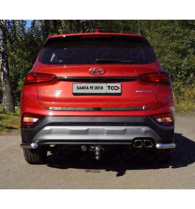Фаркоп оцинкованный ТСС для Hyundai Santa Fe TM (Mk.IV) 2018-2021 шар Е фото 3