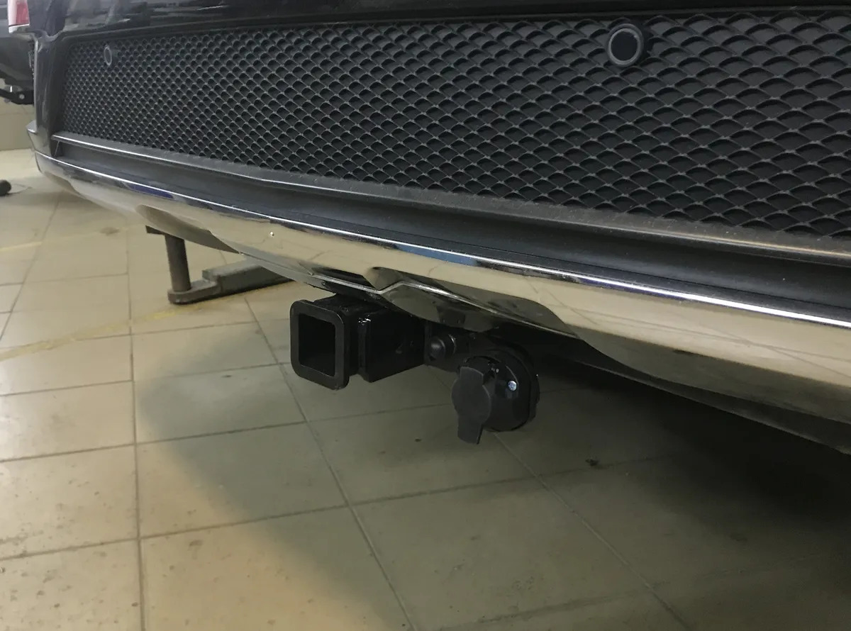 Быстросъёмный фаркоп TowRus с системой антистук для Mercedes GLS-Class x166 2015-2019/ GLE-Class w166 2016-2018/ GLE-Class Coupe c292 2016-2018/ M-Class w164 2005-2011, w166 2011-2015/ GL-Class x164 2006-2012 /  x166 2012-2015 Шар Е фото 4
