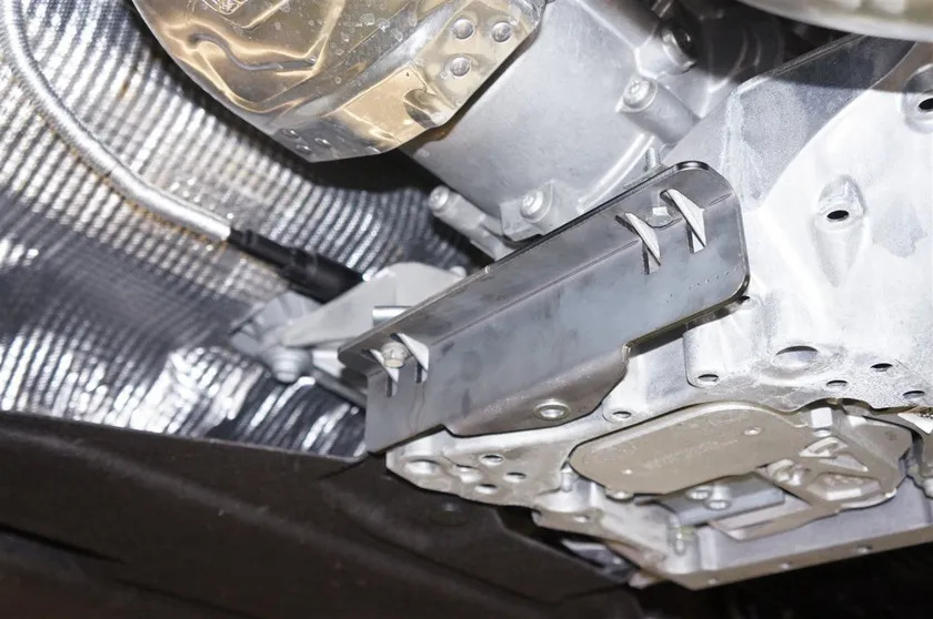 Защита композитная АВС-Дизайн для картера и КПП (2 части) Audi Q7 II до рестайлинга 2015-09.2020 фото 4