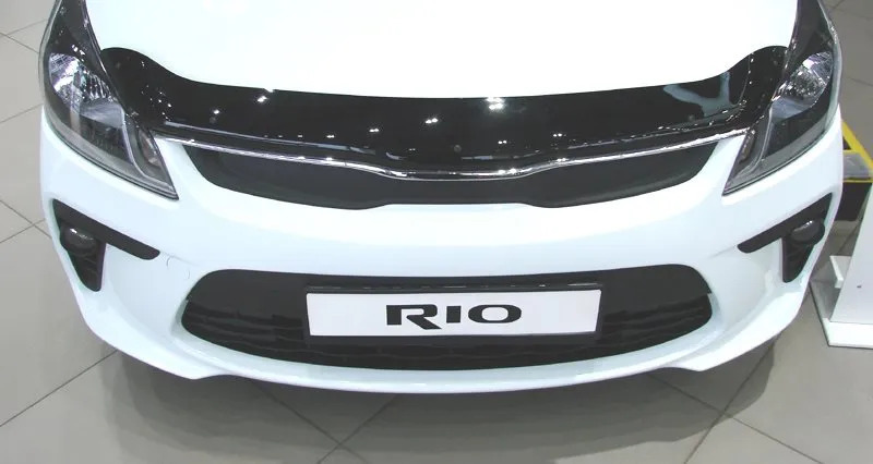 Дефлектор SIM для капота Kia Rio IV седан, хэтчбек 2017-2022