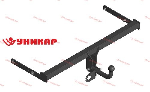 Фаркоп УНИКАР для VOLKSWAGEN POLO (седан) 2010-/ SKODA RAPID (лифтбек) 2012- со снятием и подрезкой бампера.