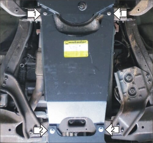 Защита Мотодор для КПП Chevrolet TrailBlazer II 2012-2016