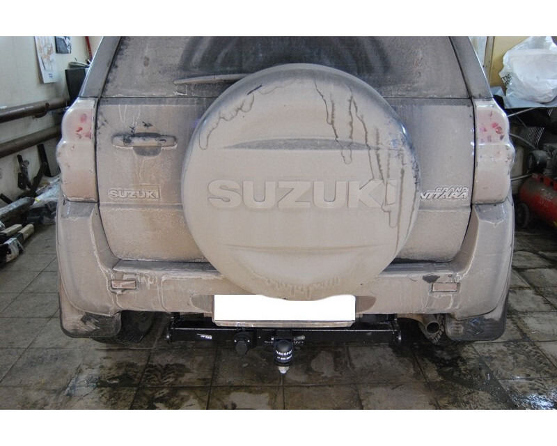Быстросъёмный фаркоп Бизон с системой антистук  для Suzuki Grand Vitara 3 двери (Mk.II) 2005-2015 Шар Е фото 3