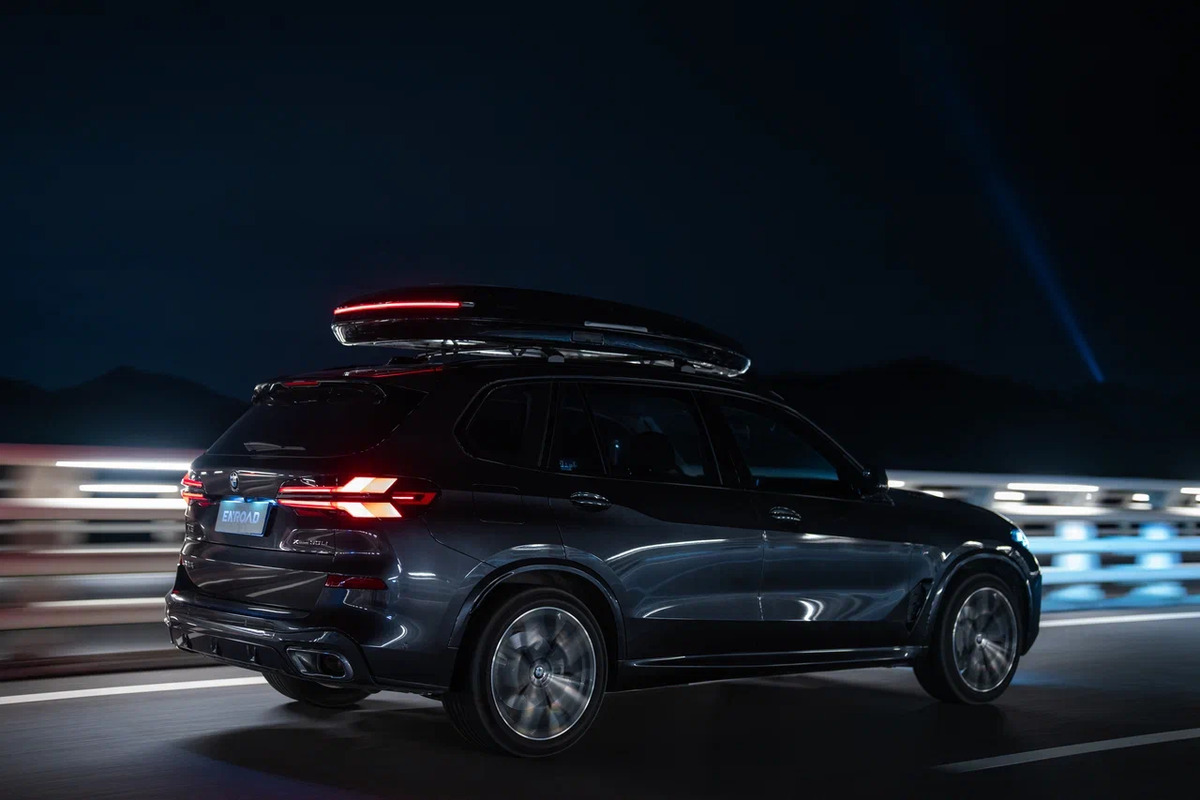 Автобокс Enroad Nomadix Pro Roof Box (XXL-Slim-450-E-black) фото 9