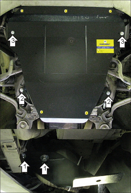 Защита Мотодор для картера Audi A8 D3 2002-2005