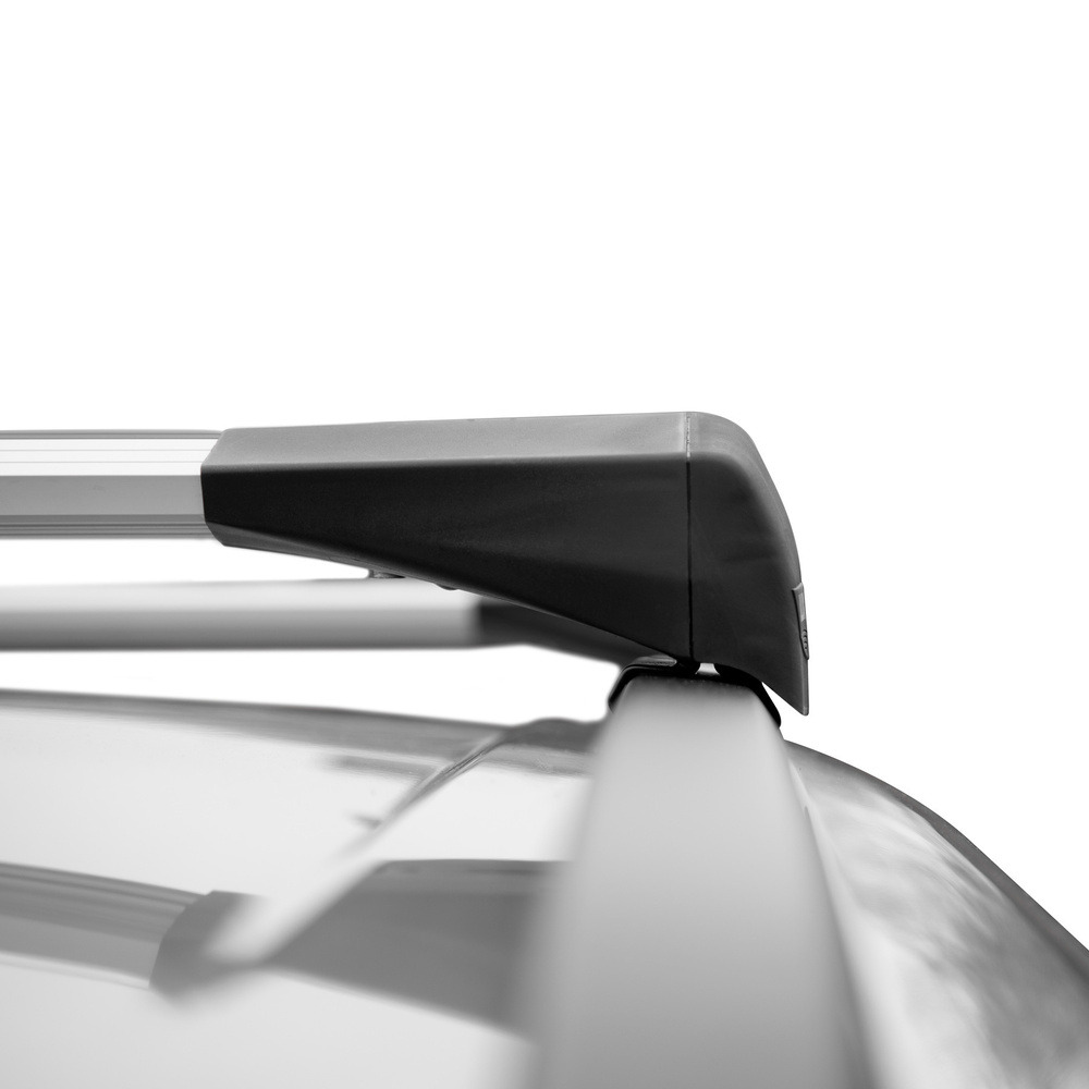 Багажник модельный на интегрированные рейлинги LUX BRIDGE БК4 крыловидные дуги фото 4