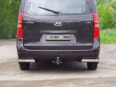 Быстросъёмный оцинкованный фаркоп ТСС для Hyundai H1 TQ (Mk.II 2 рест) 2018-2023 Шар Е фото 2