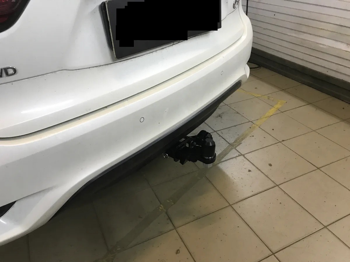 Фаркоп TowRus для Nissan Pathfinder R52 (Mk.IV) 2014-2021 /  Infiniti QX60 L50 (Mk.I) 2014-2021 /  Infiniti JX35 L50  2012-2014 Шар Е с антистуком фото 5