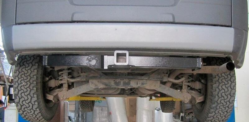 Быстросъёмный фаркоп Бизон с хромированной накладкой  для Honda Element (Mk.I) 2003-2011 Шар Е фото 3