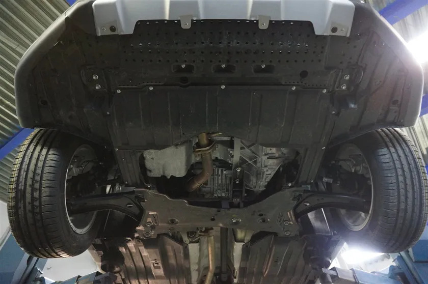 Защита алюминиевая АВС-Дизайн для картера и КПП Suzuki SX4 II 2014-2022 фото 2