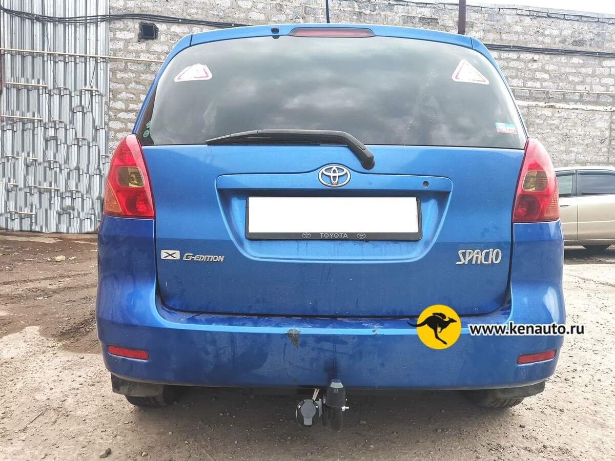 Фаркоп Halty для Toyota Corolla Spacio E120 (Mk.II 2WD) 2001-2007 / Toyota Corolla Verso E120 (Mk.I) 2002-2004 Шар А фото 4