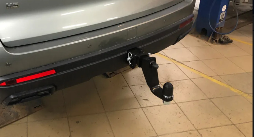 Фаркоп TowRus для Haval H9 2024-/ Tank 500 06/2023-/ Haval H5 2024-/ Tank 300 2022-/ Tank 300 Adventure 2022-/ Tank 400 2023- шар Е (система антистук) фото 7