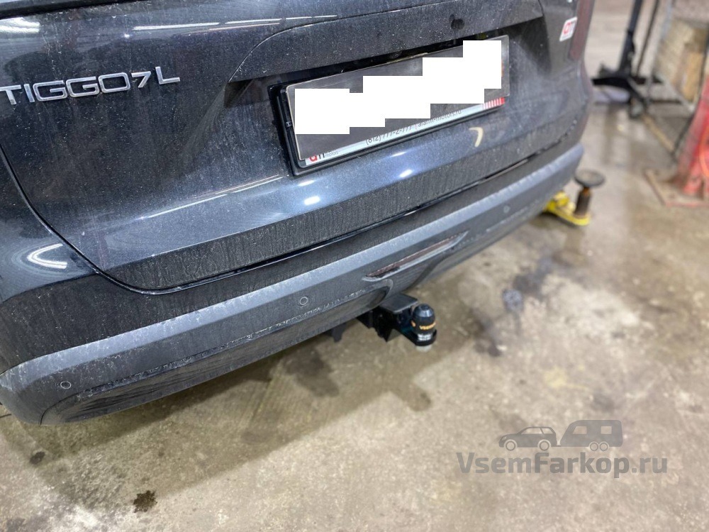 Быстросъёмный фаркоп Sheriff для Jaecoo J7 (Mk.I) 2024- Шар Е фото 4