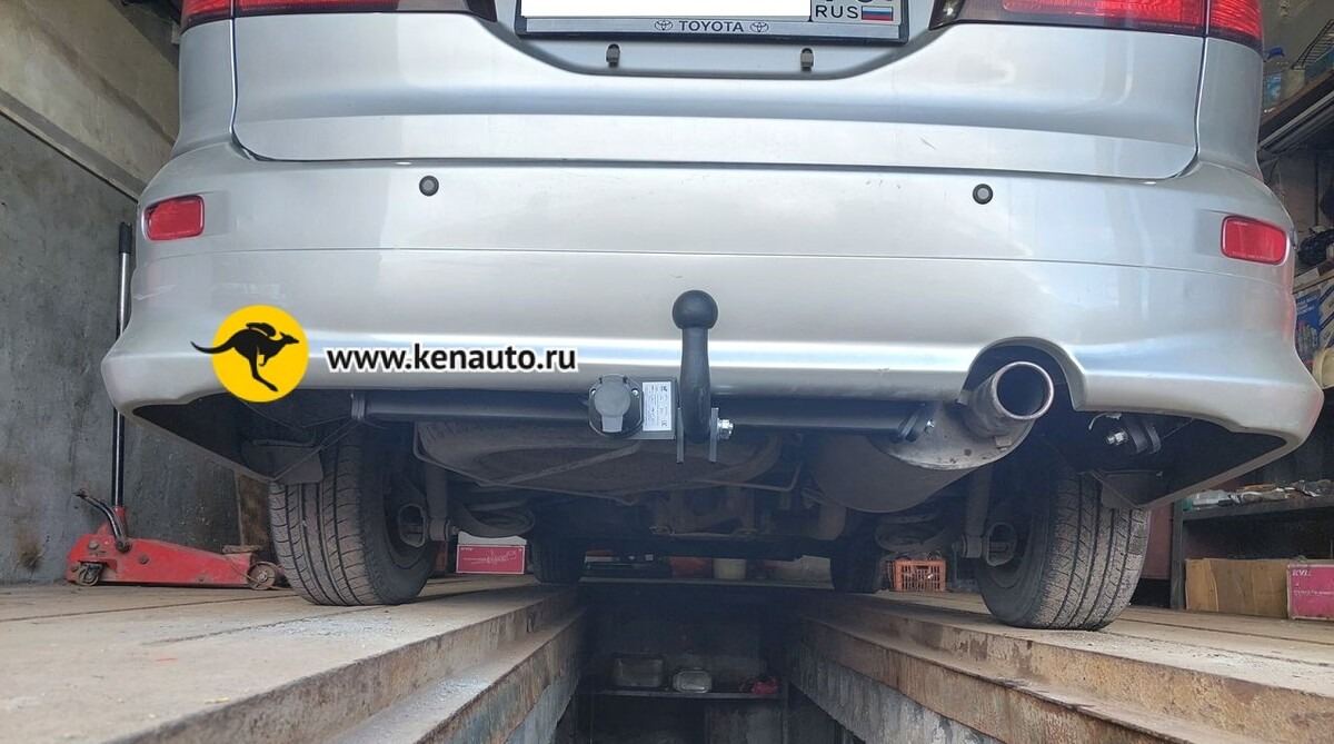 Фаркоп Halty для Toyota Estima (Mk.II) 2000-2006/ Toyota Alphard H10 (Mk.I) 2002-2008/ Toyota Previa XR30 (Mk.II) 2000-2006 шар А фото 2