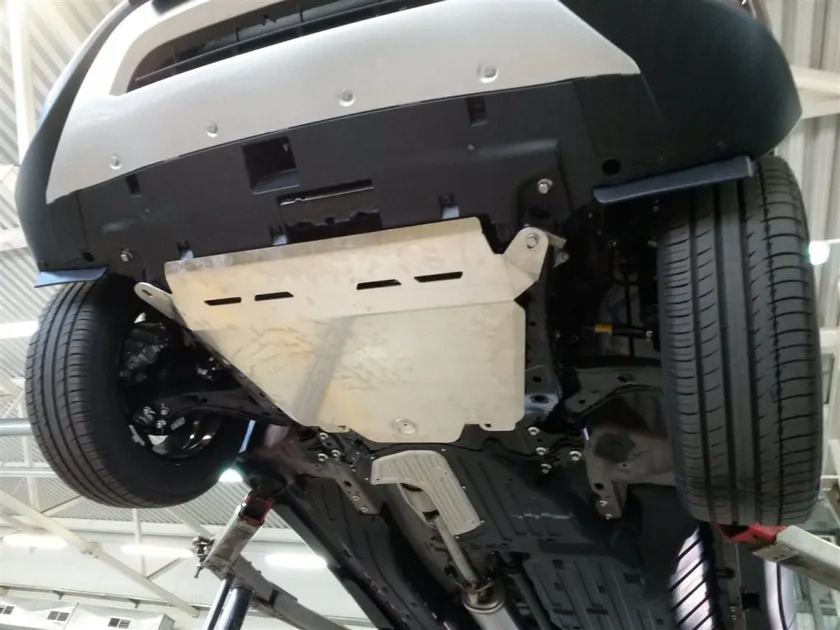 Защита алюминиевая АВС-Дизайн для картера и КПП Honda CR-V IV 2015-2016 фото 3