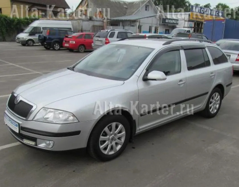 Дефлекторы Cobra Tuning для окон Skoda Octavia A5 универсал (вкл. Octavia A5 Scout) 2004-2013 фото 2