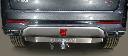 Фаркоп ТСС оцинкованный для Changan CS95 (Mk.II) 2024- нерж. шар Е фото 2