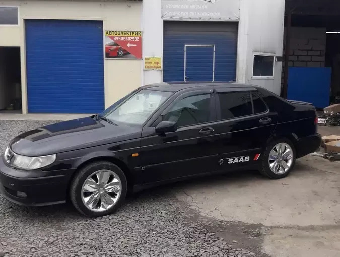 Дефлекторы Cobra Tuning для окон Saab 9-5 I седан 1997-2005 фото 4